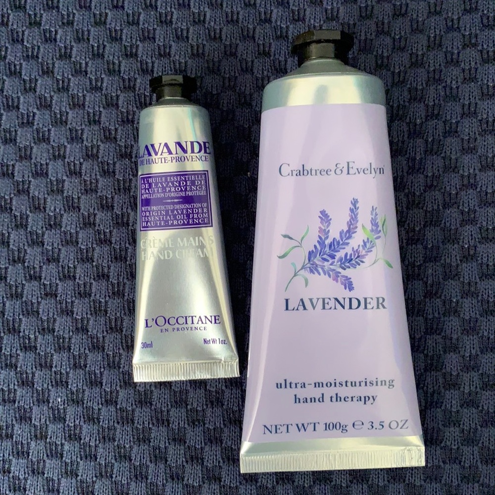 🆕lavender hand creams l'occitane and crabtree